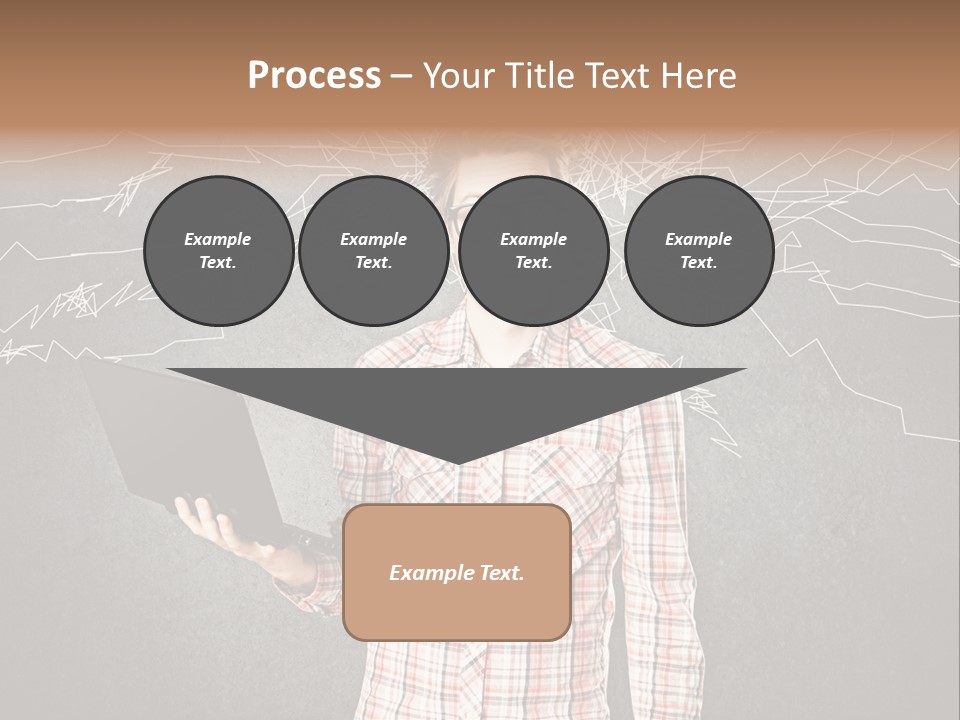 Ultrabook Freak Interessiert PowerPoint Template