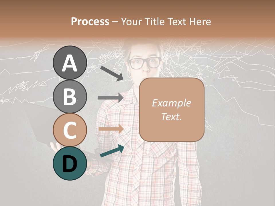 Ultrabook Freak Interessiert PowerPoint Template