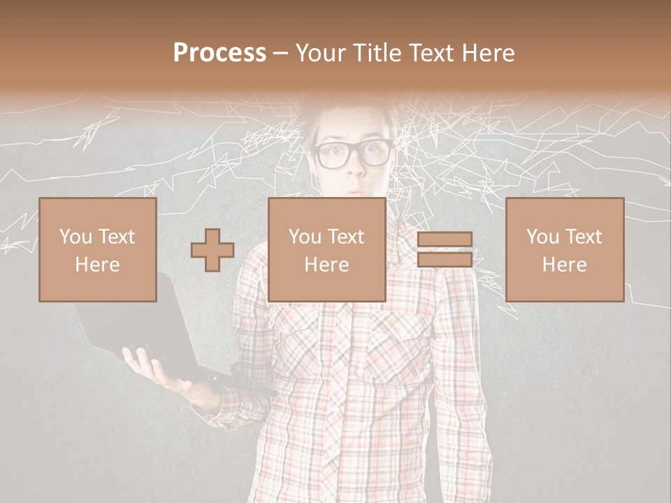 Ultrabook Freak Interessiert PowerPoint Template