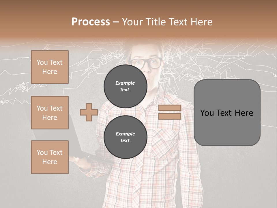 Ultrabook Freak Interessiert PowerPoint Template
