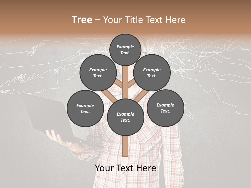 Ultrabook Freak Interessiert PowerPoint Template