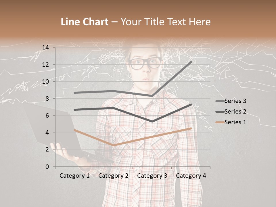 Ultrabook Freak Interessiert PowerPoint Template