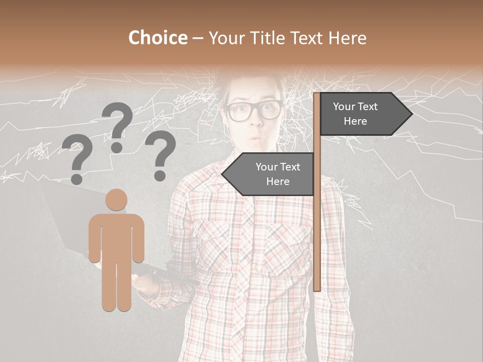 Ultrabook Freak Interessiert PowerPoint Template
