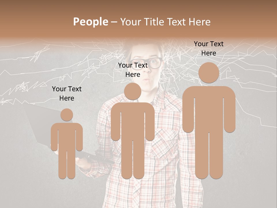 Ultrabook Freak Interessiert PowerPoint Template