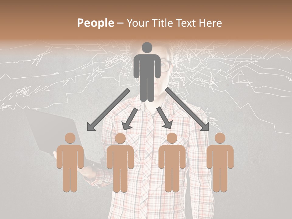 Ultrabook Freak Interessiert PowerPoint Template