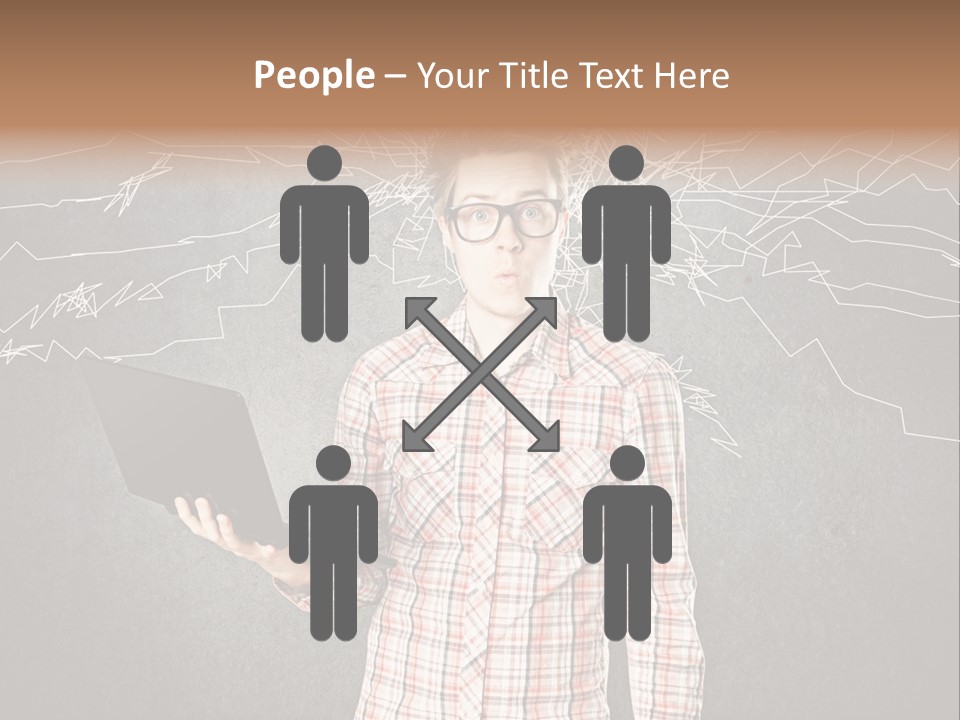 Ultrabook Freak Interessiert PowerPoint Template