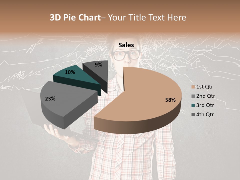 Ultrabook Freak Interessiert PowerPoint Template