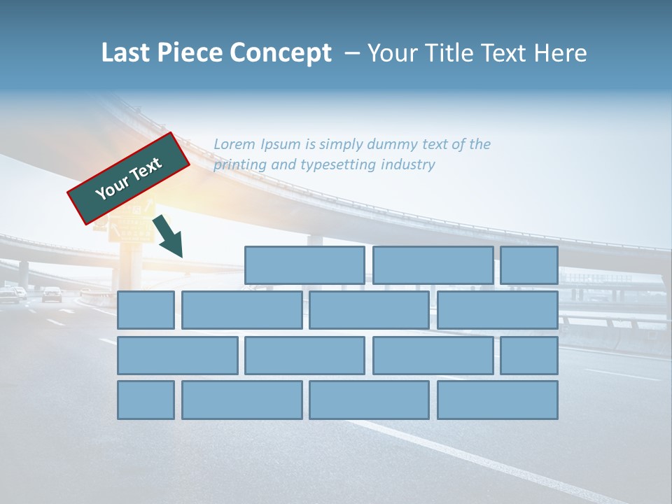 Fast Pillar Over PowerPoint Template