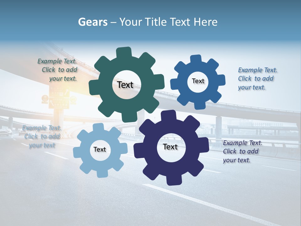 Fast Pillar Over PowerPoint Template