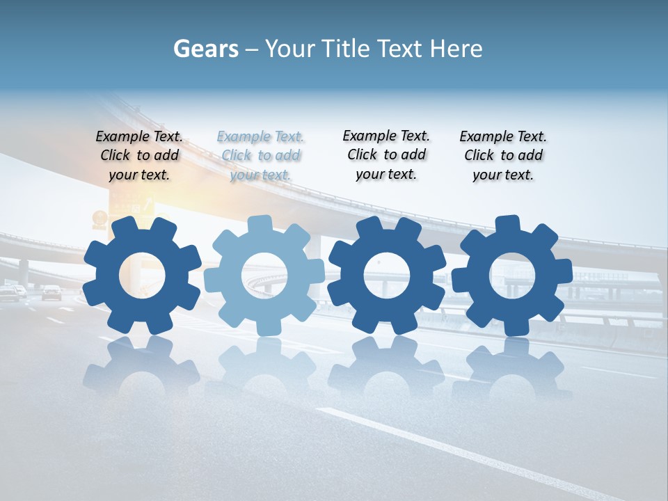 Fast Pillar Over PowerPoint Template