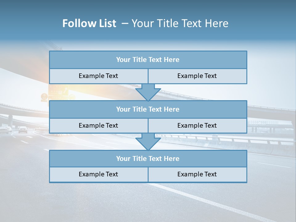 Fast Pillar Over PowerPoint Template