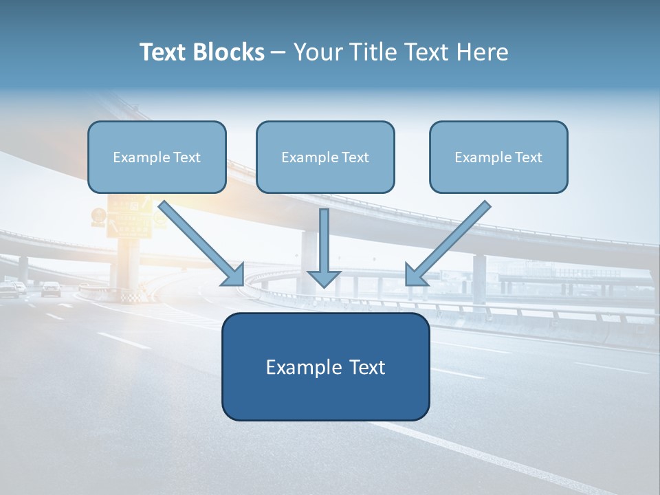 Fast Pillar Over PowerPoint Template