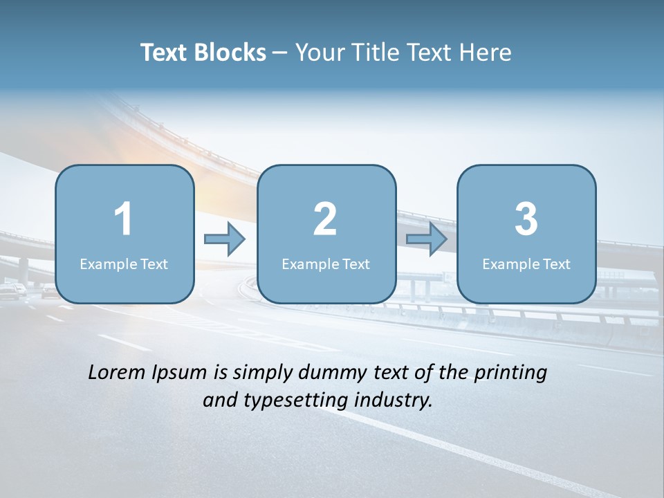 Fast Pillar Over PowerPoint Template