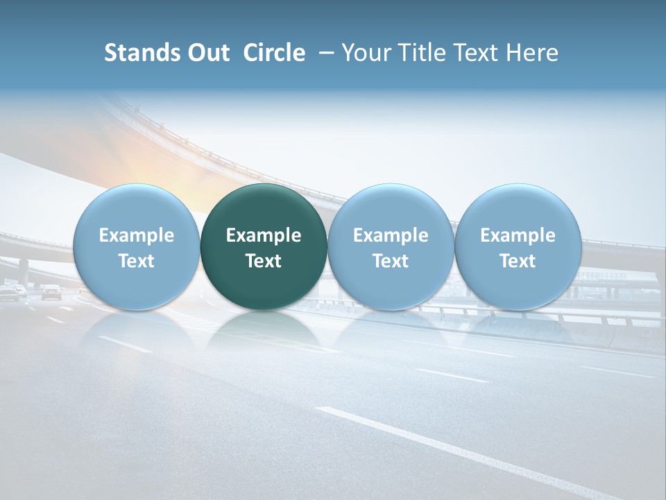 Fast Pillar Over PowerPoint Template