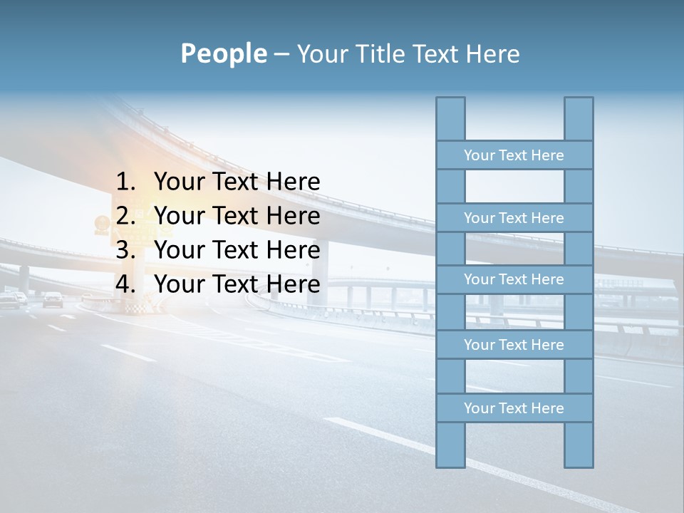 Fast Pillar Over PowerPoint Template