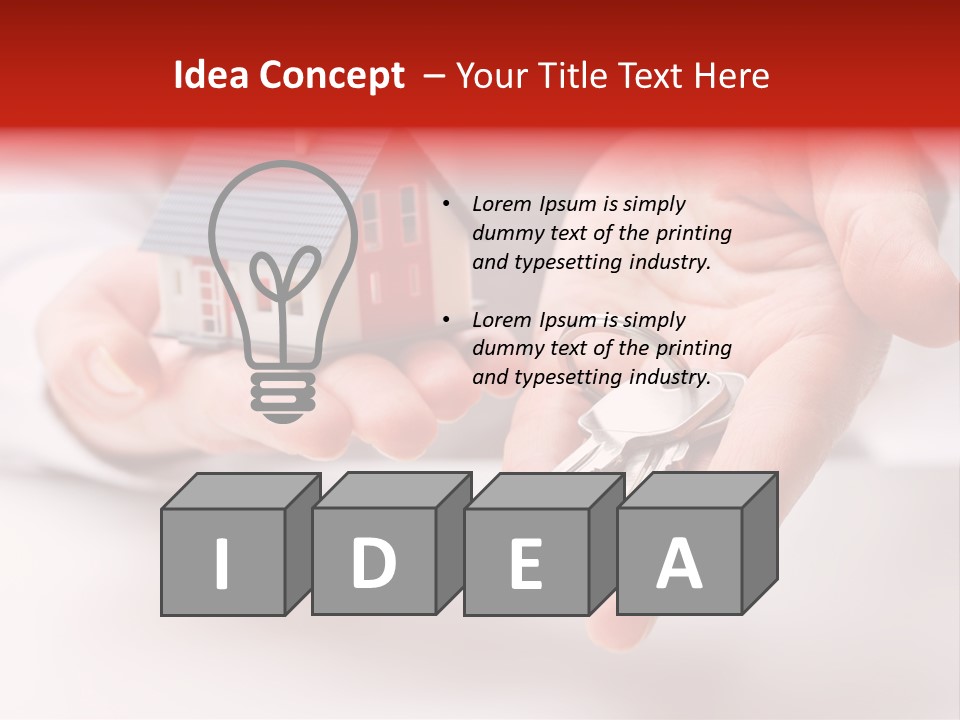 Building Builder Dwelling House PowerPoint Template