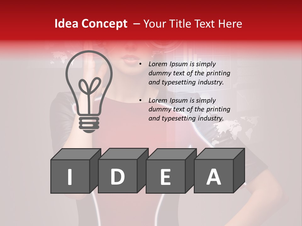 Worldwide Calm Touch PowerPoint Template