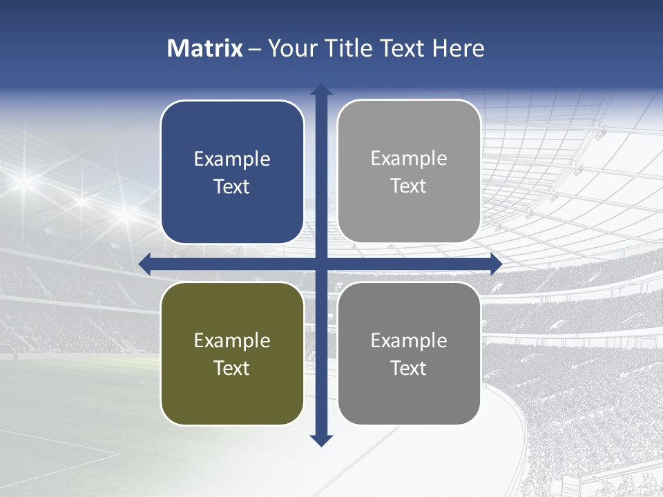 Chalk Stand Football PowerPoint Template