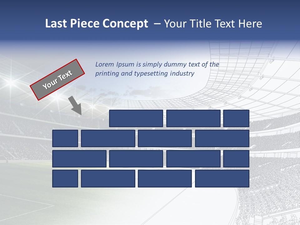 Chalk Stand Football PowerPoint Template