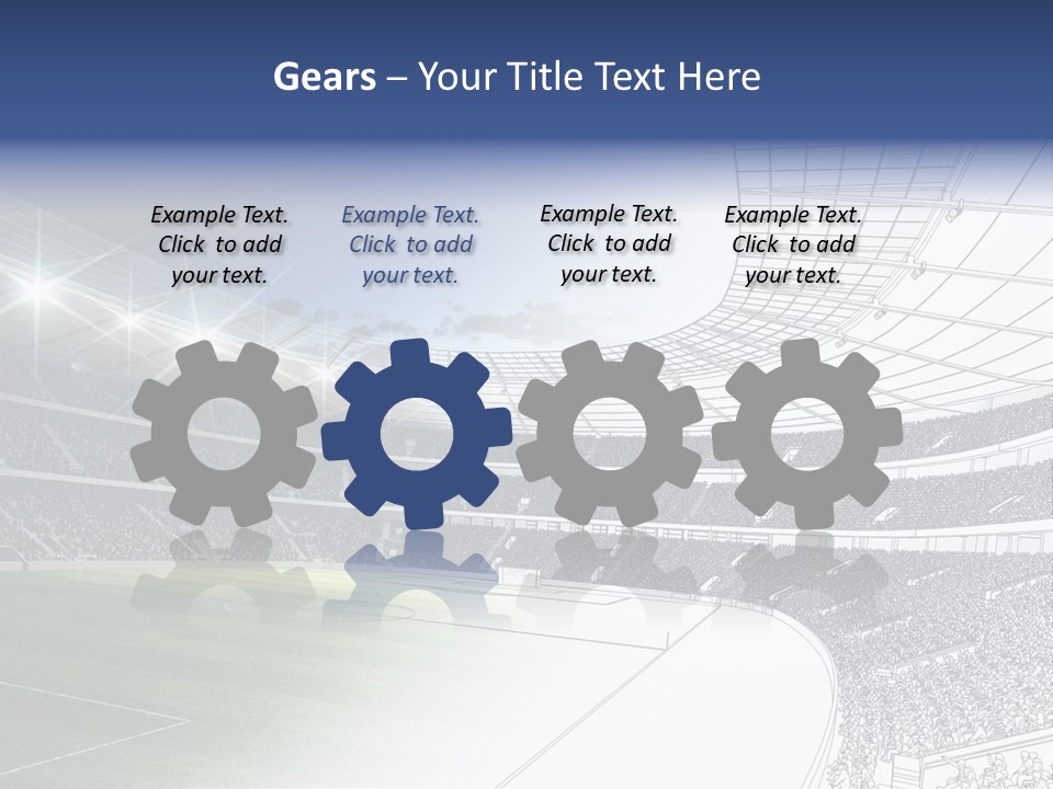 Chalk Stand Football PowerPoint Template