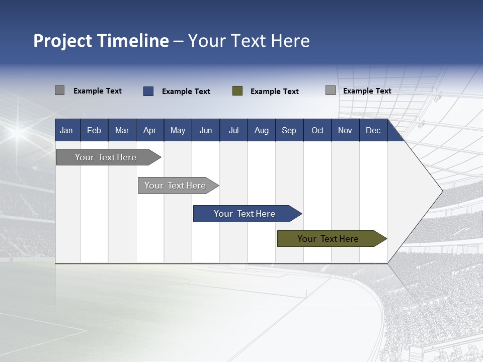 Chalk Stand Football PowerPoint Template