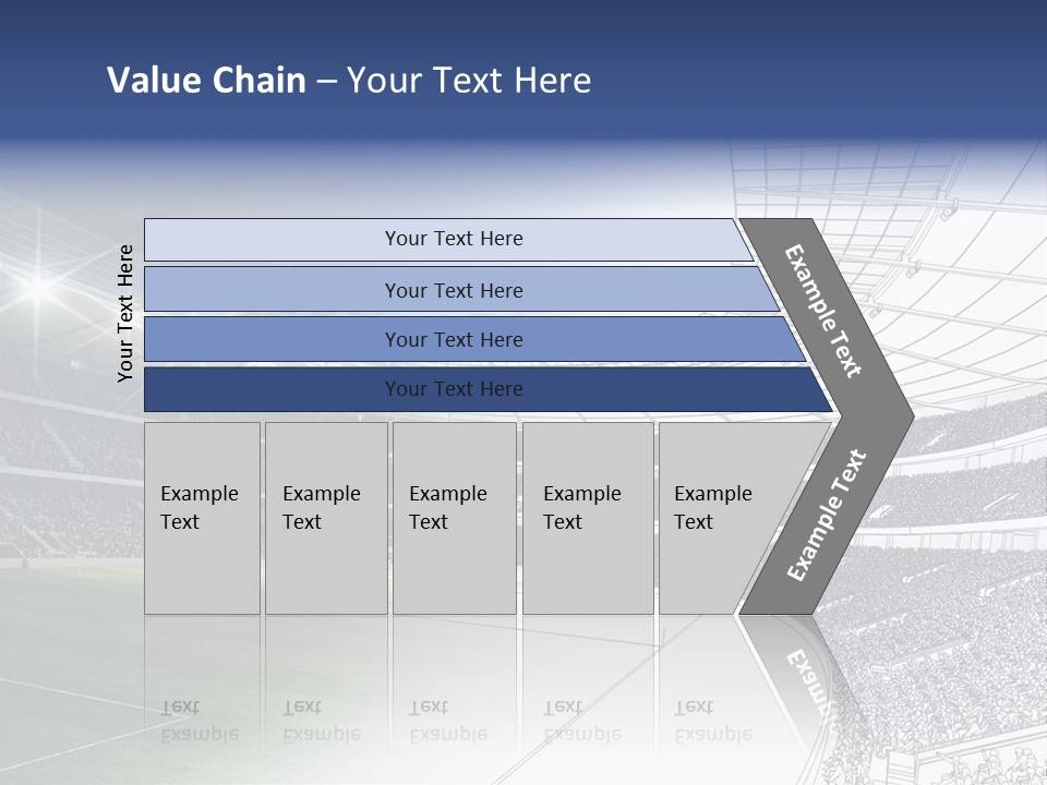 Chalk Stand Football PowerPoint Template