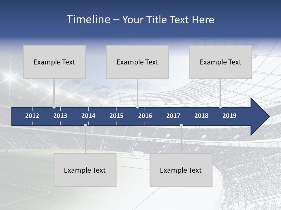 Chalk Stand Football PowerPoint Template