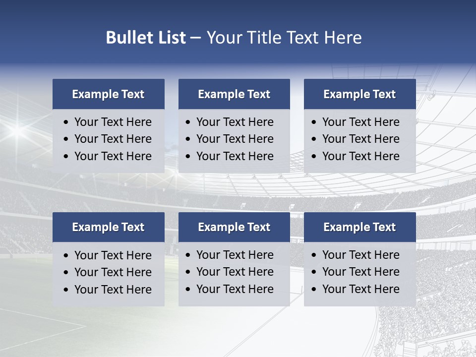 Chalk Stand Football PowerPoint Template