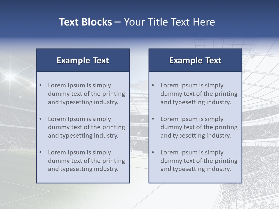 Chalk Stand Football PowerPoint Template