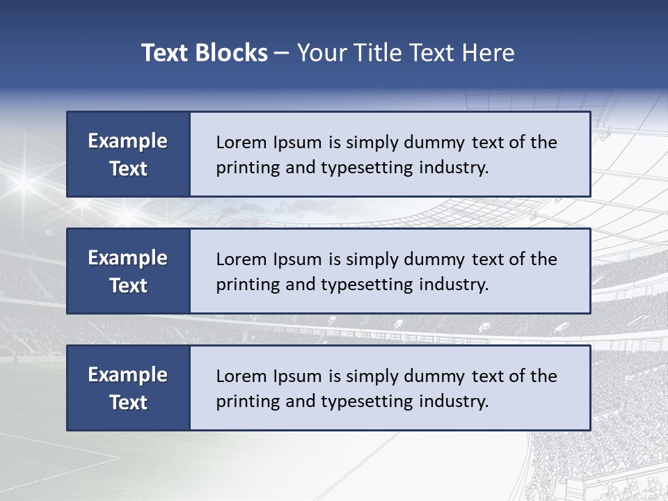Chalk Stand Football PowerPoint Template