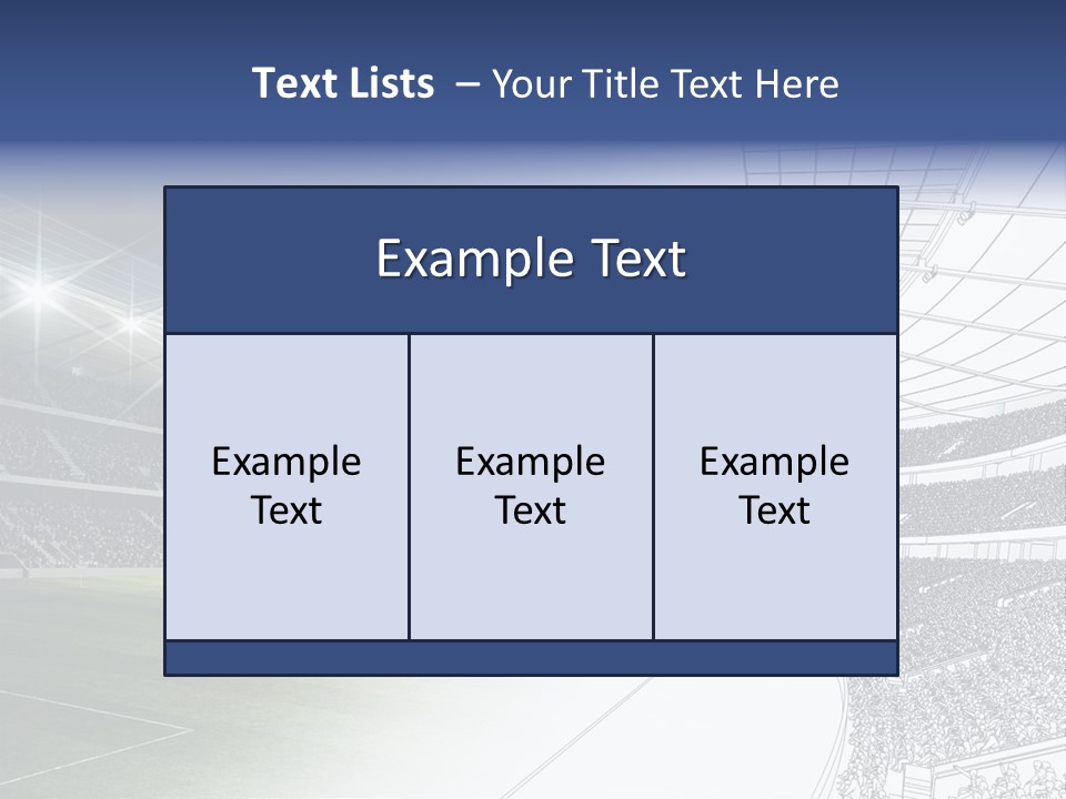 Chalk Stand Football PowerPoint Template