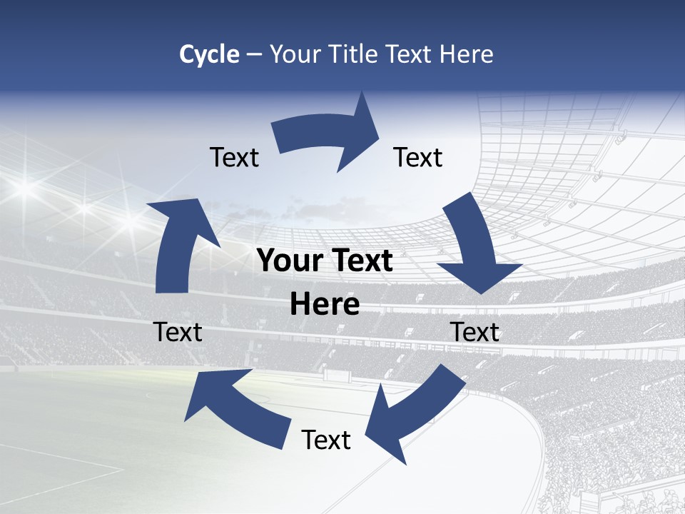 Chalk Stand Football PowerPoint Template