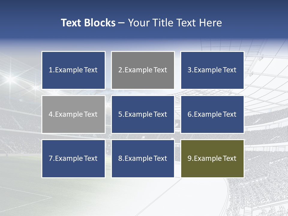 Chalk Stand Football PowerPoint Template