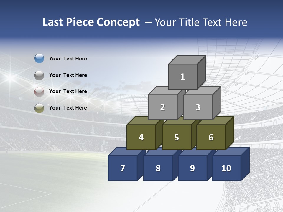 Chalk Stand Football PowerPoint Template