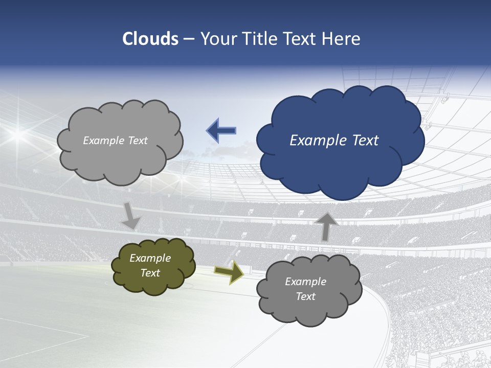 Chalk Stand Football PowerPoint Template
