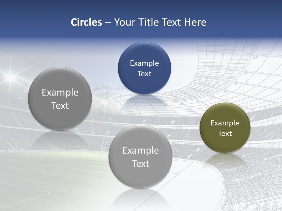 Chalk Stand Football PowerPoint Template