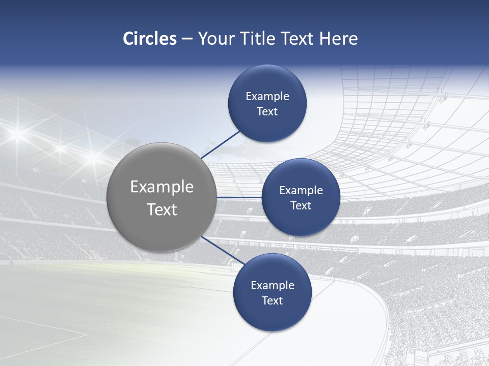 Chalk Stand Football PowerPoint Template