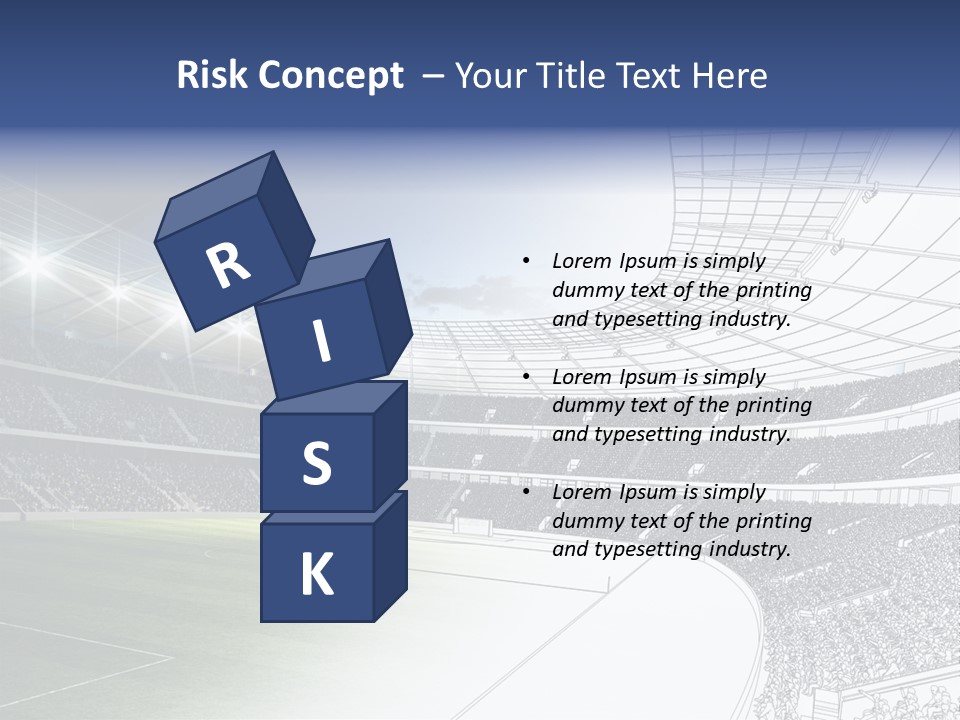 Chalk Stand Football PowerPoint Template