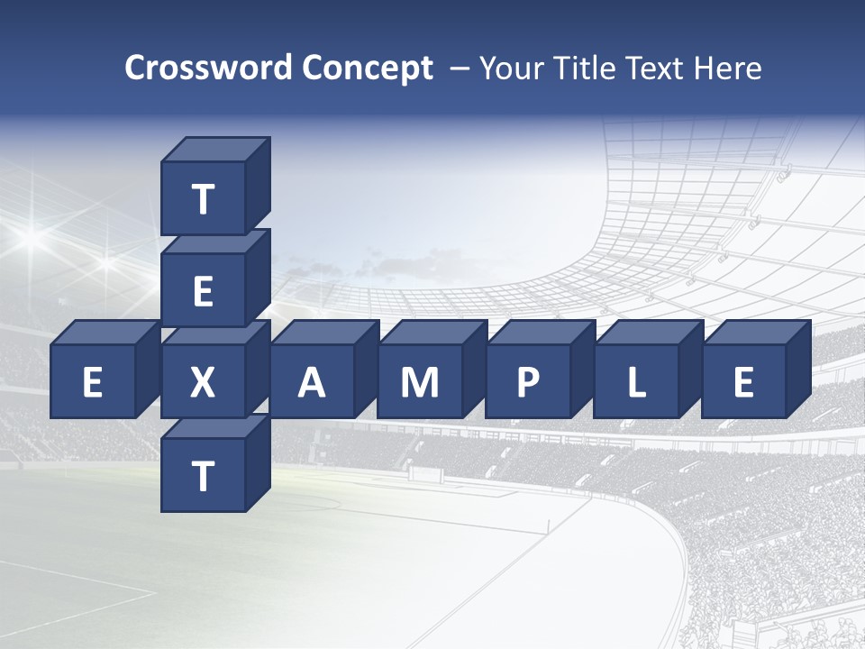 Chalk Stand Football PowerPoint Template