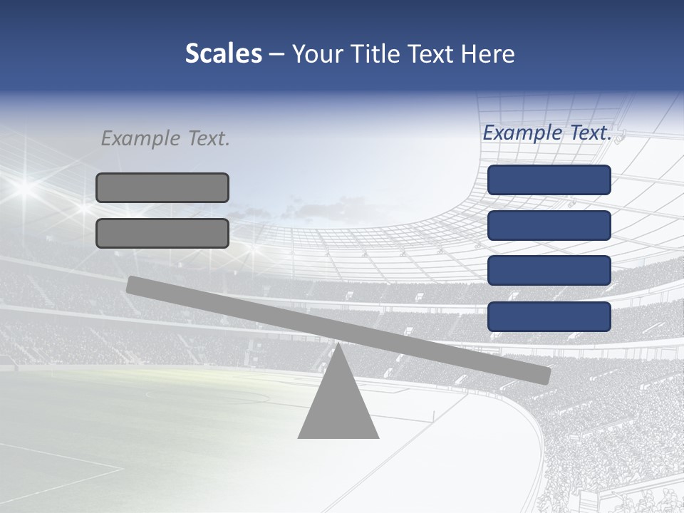 Chalk Stand Football PowerPoint Template