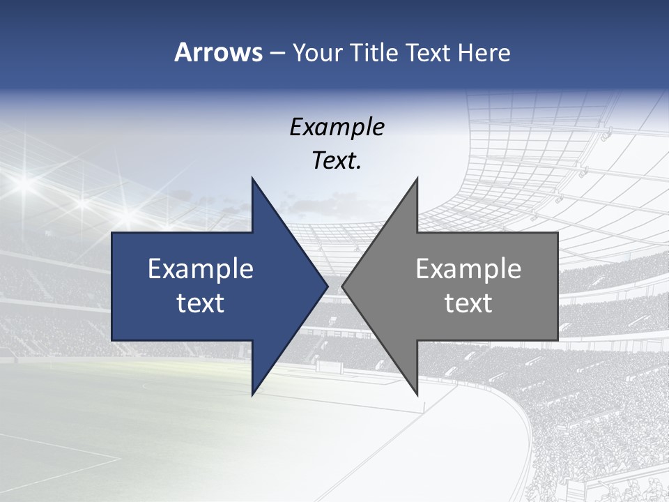 Chalk Stand Football PowerPoint Template
