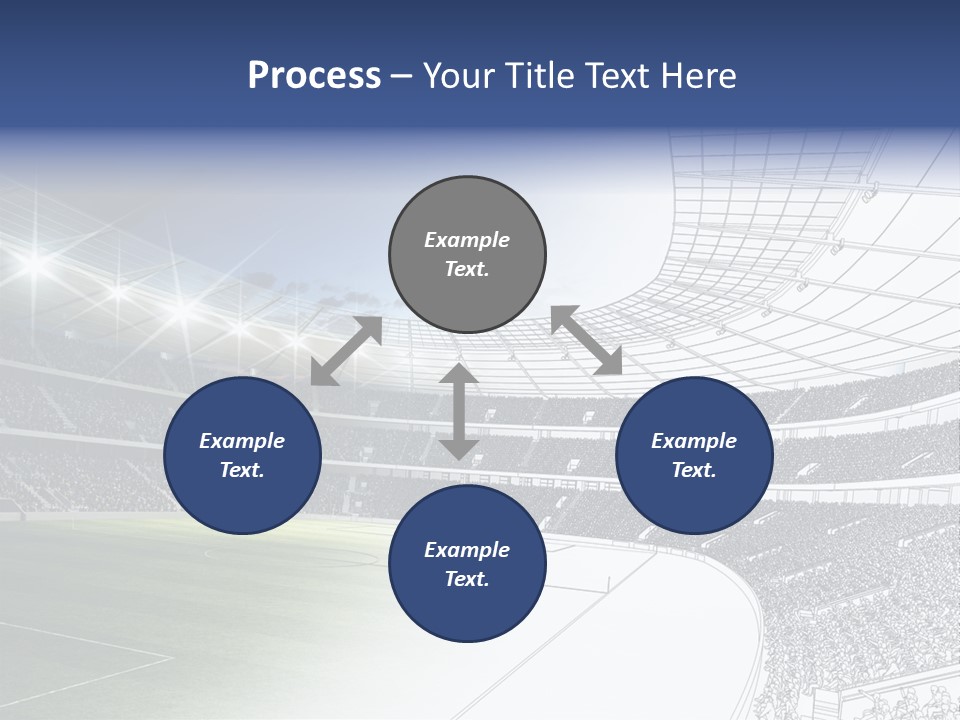 Chalk Stand Football PowerPoint Template
