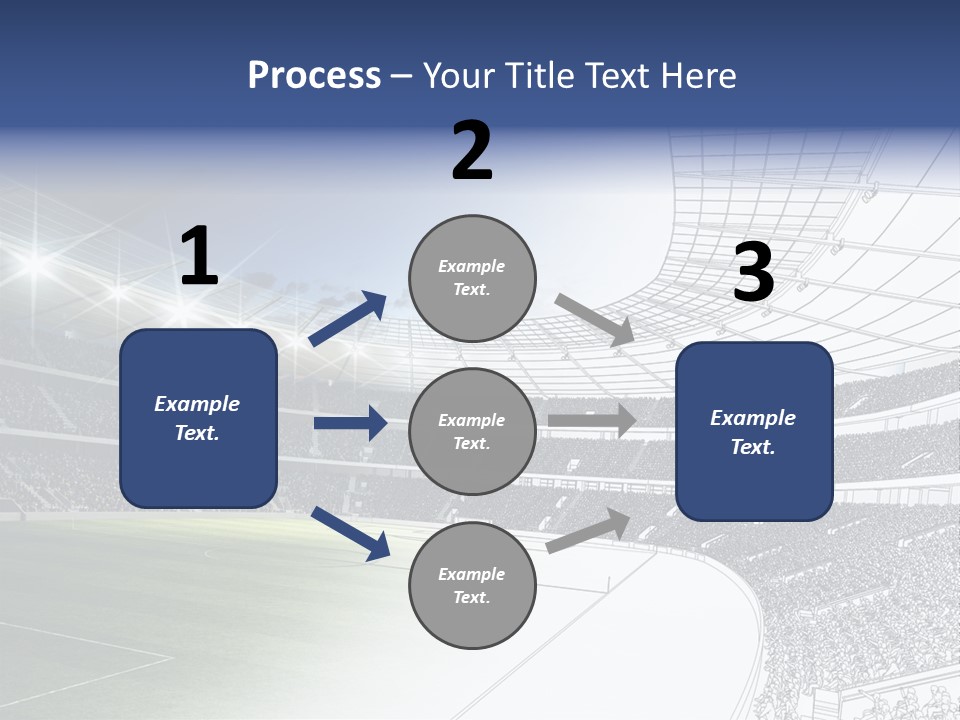 Chalk Stand Football PowerPoint Template