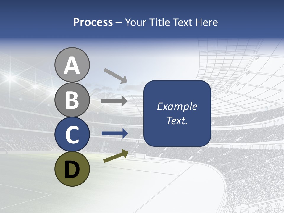 Chalk Stand Football PowerPoint Template