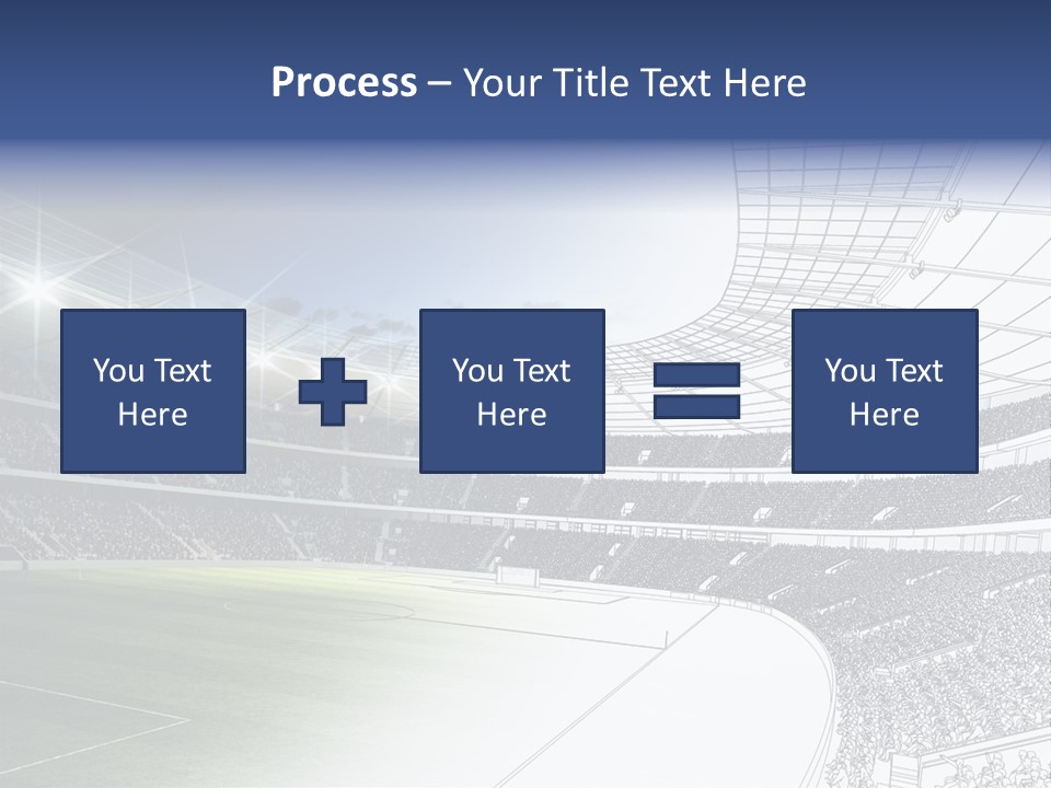 Chalk Stand Football PowerPoint Template