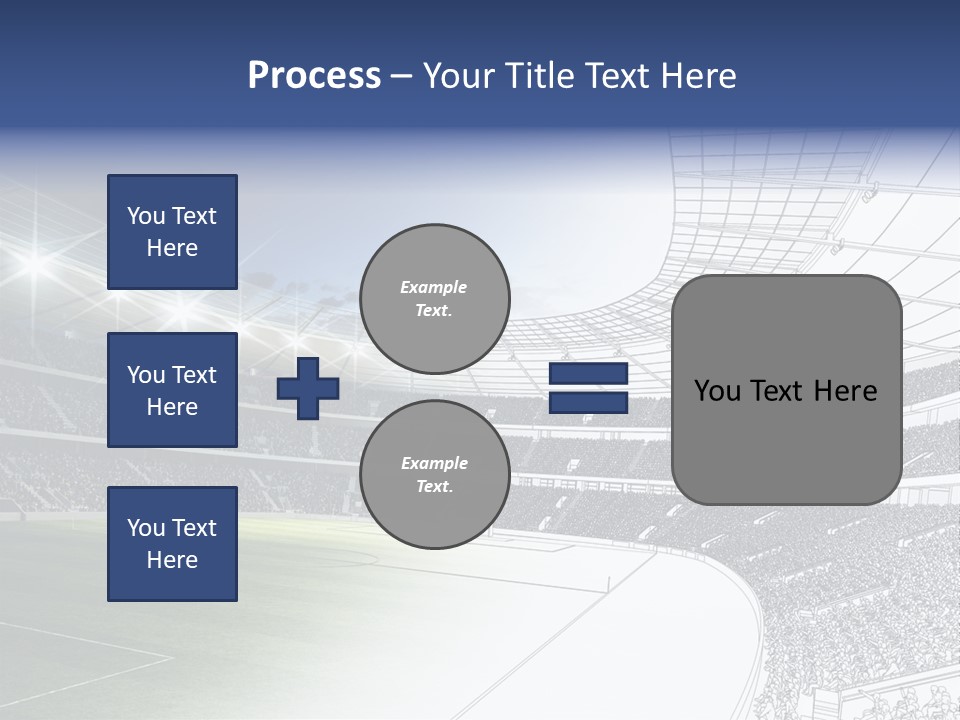 Chalk Stand Football PowerPoint Template