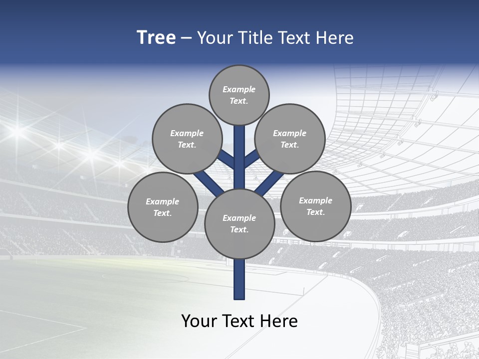 Chalk Stand Football PowerPoint Template
