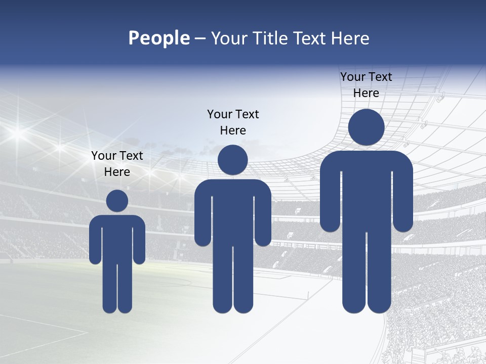 Chalk Stand Football PowerPoint Template