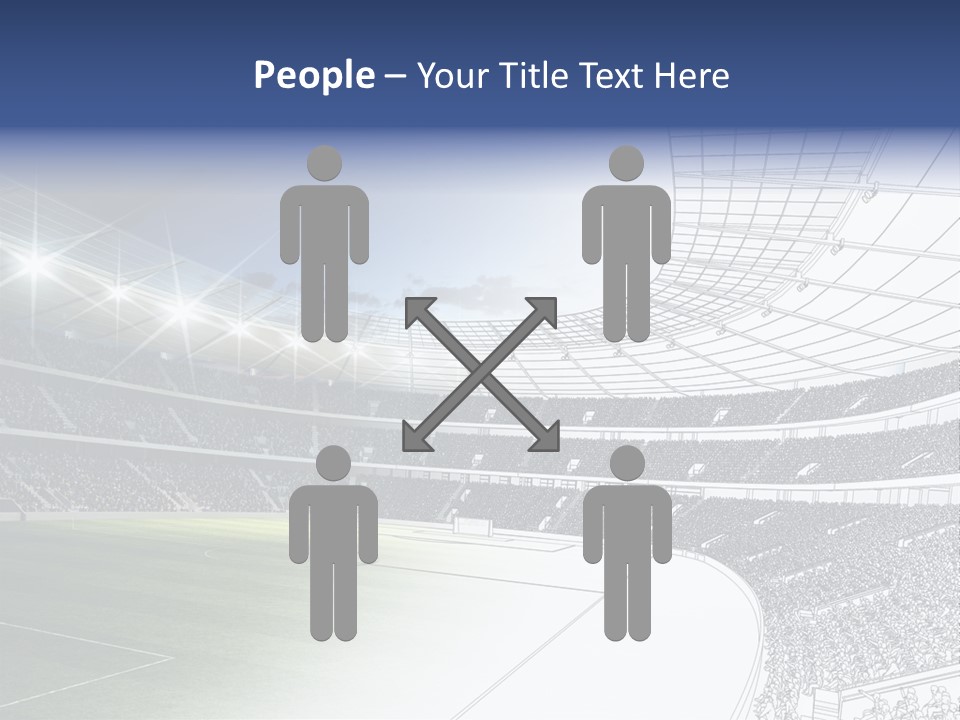 Chalk Stand Football PowerPoint Template