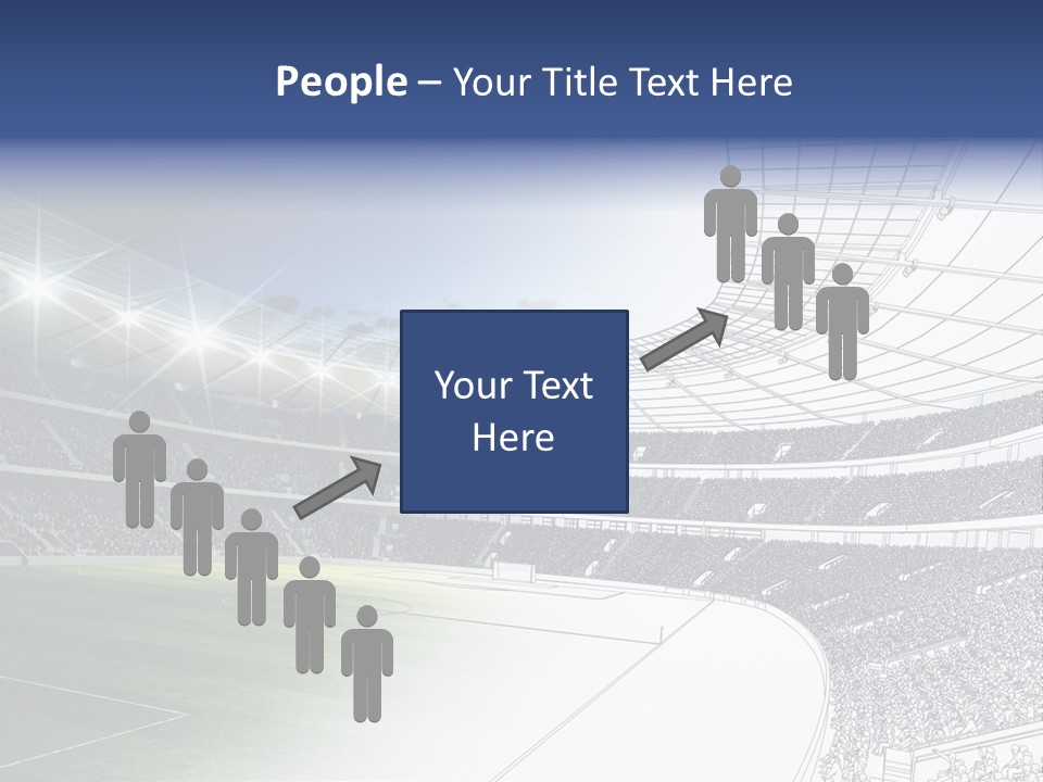 Chalk Stand Football PowerPoint Template